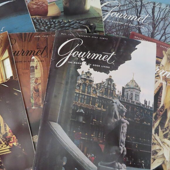 Lot of 12 Vintage 1975 Gourmet Magazines - Picture 10 of 10